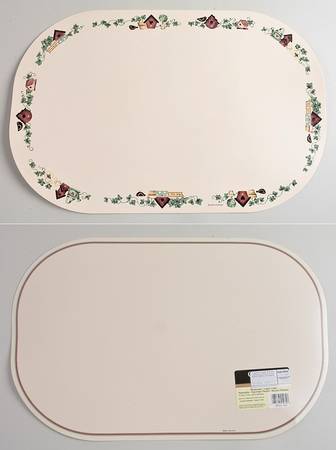 Garden Home (Corelle) Reversible Plastic Foam Place Mat