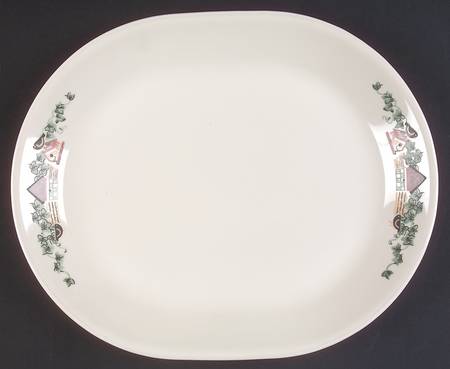 Garden Home (Corelle) 12" Oval Serving Platter