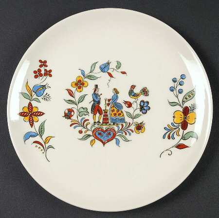 Dairy Maid (No Trim) Salad Plate by Crooksville