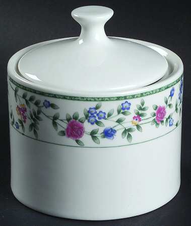 Diane (Stoneware, No Trim) Sugar Bowl & Lid