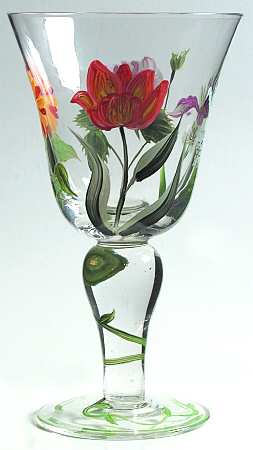 Hampton Garden Glassware Goblet