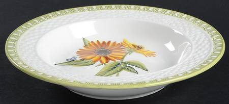 Hampton Garden Rim Soup Bowl