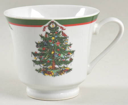 Candleglow & Holly Footed Cup