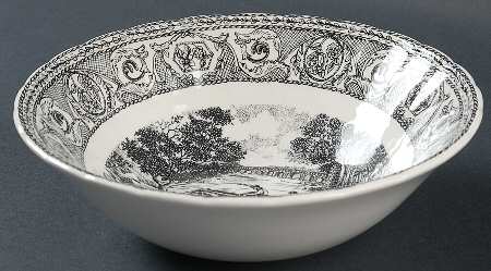 St. George Black Soup/Cereal Bowl
