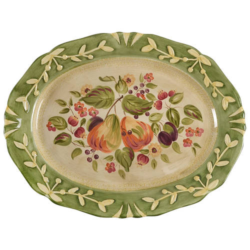 La Toscana 19" Oval Serving Platter