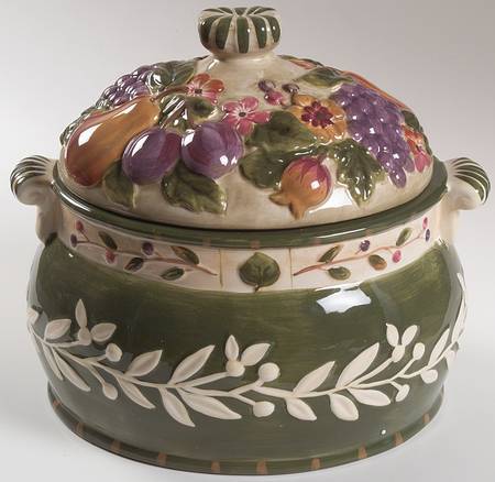 La Toscana Cookie Jar & Lid