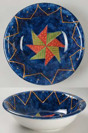 Country Quilts 8" Soup/Pasta Bowl