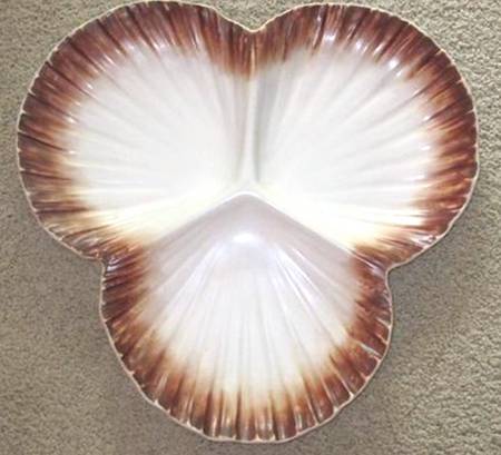Oceana 3 Part Shell Shaped Dish