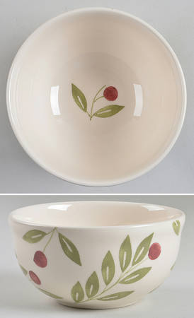 Cranberry Soup/Cereal Bowl