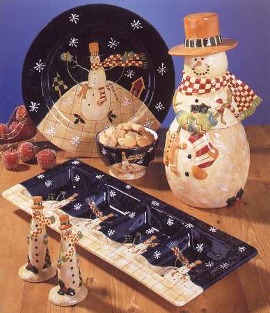 Folk Snowman (Large Flakes) 4 Part Relish