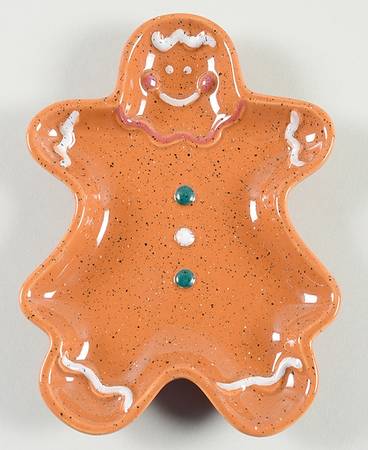 Gingerbread Men Gingerbread Shaped Dish