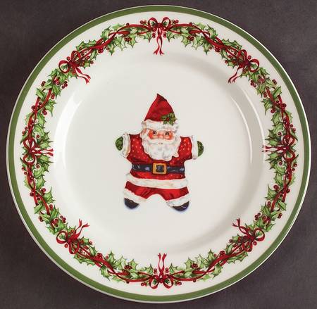 Holiday Celebrations (Green Trim) Salad Plate