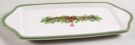 Holiday Celebrations (Green Trim) 1/4 Lb Butter No Lid