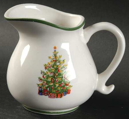 Holiday Celebrations (Green Trim) Creamer
