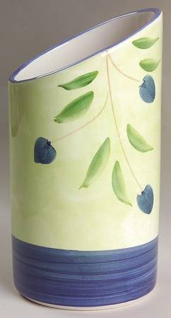 Blue Olive Utensil/Breadstick Holder