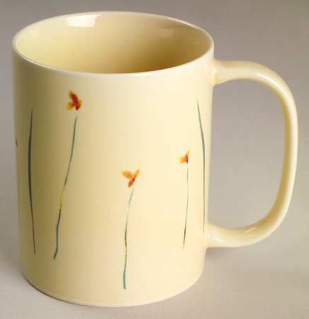 Luna Blossom Yellow Mug