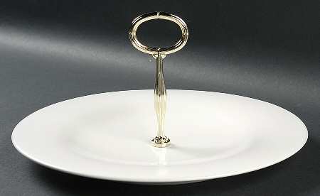 Buffetware Round Serving Plate with Center Handle (Dp) Hc