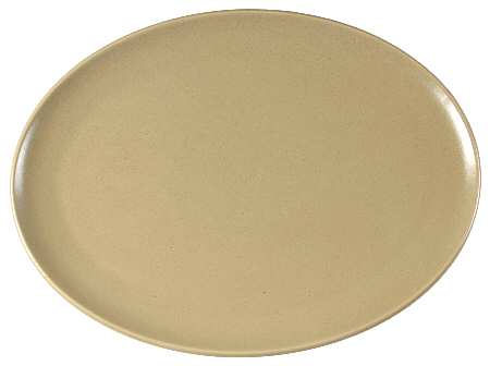 Cargo Sand 15" Oval Serving Platter