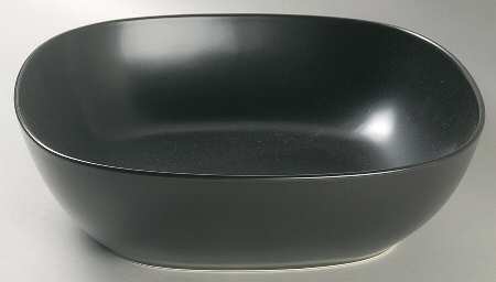 Graffiti Charcoal 11" Pasta Serving Bowl