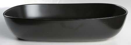 Graffiti Charcoal 13"  Rectangular Baker