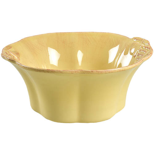 Madeira Harvest (Dijon Gold) 10" Large Salad Serving Bowl