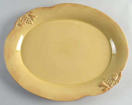 Madeira Harvest (Dijon Gold) 16" Oval Serving Platter