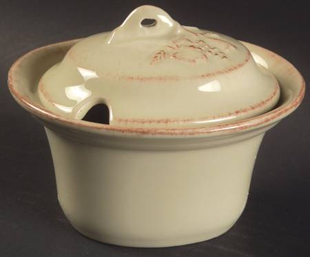 Madeira Harvest (Sage Green) Sugar Bowl & Lid