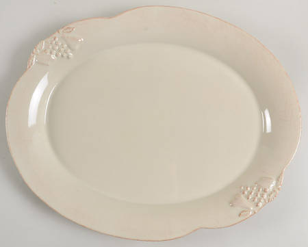 Madeira Harvest (Vanilla Creme) 16" Oval Serving Platter
