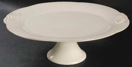 Madeira Harvest (Vanilla Creme) 13" Diameter Pedestal Cake Stand