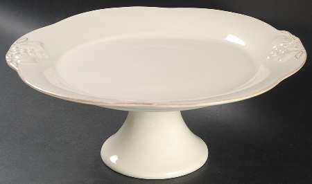 Madeira Harvest (Vanilla Creme) 11" Diameter Pedestal Cake Stand