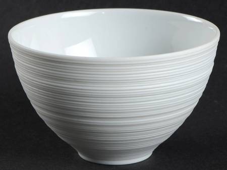 Hemisphere White Medium Bowl for Bowl & Saucer Set