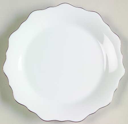 Samoa Platinum (Platinum Trim and Verge) Bread & Butter Plate