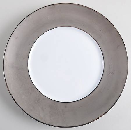 Samoa Platinum (Platinum Trim and Verge) Service Plate (Charger)