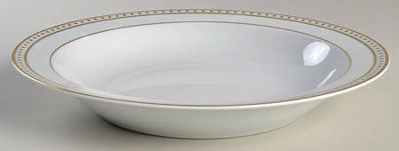 Babylone Ivory 11" Shallow Round Bowl