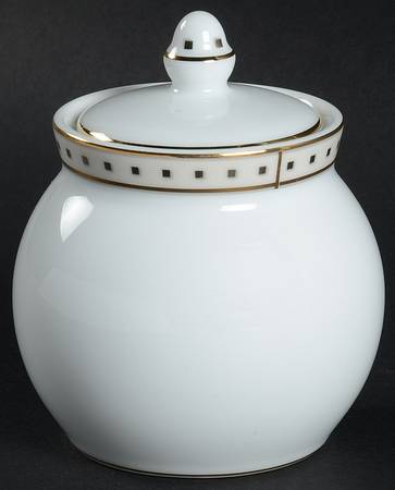 Babylone Ivory Sugar Bowl & Lid