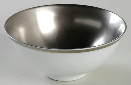 Metropolis Grey (Metallic) Rice Bowl