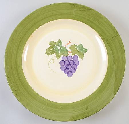 Grapes 14" Chop Plate (Round Platter)