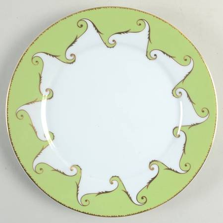Follement (Gold Trim) Salad Plate