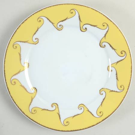 Follement (Gold Trim) Salad Plate