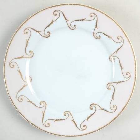 Follement (Gold Trim) Salad Plate