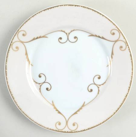 Follement (Gold Trim) Bread & Butter Plate
