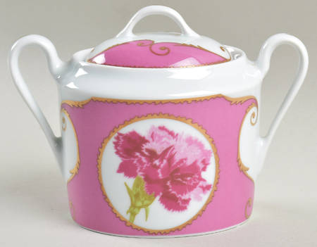Follement (Gold Trim) Sugar Bowl & Lid