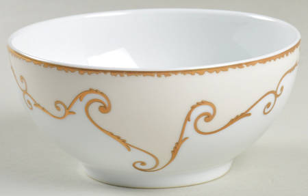 Follement (Gold Trim) 5" All Purpose Bowl