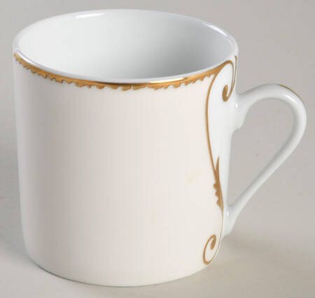 Follement (Gold Trim) Flat Demitasse Cup