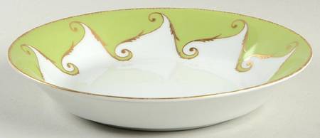 Follement (Gold Trim) Soup/Cereal Bowl