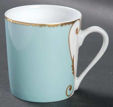 Follement (Gold Trim) Flat Demitasse Cup