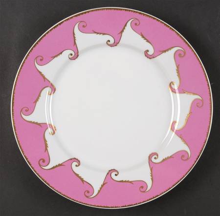 Follement (Gold Trim) Dinner Plate