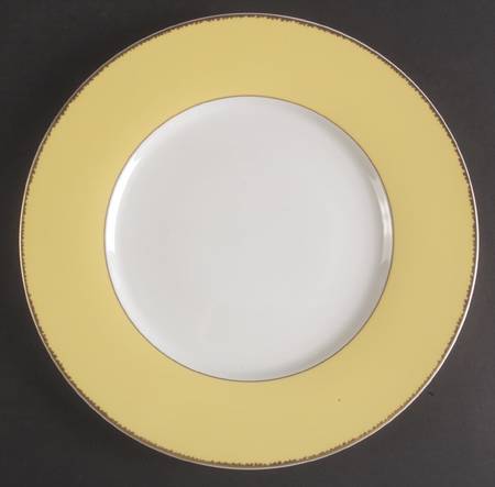 Follement (Gold Trim) Service Plate (Charger)
