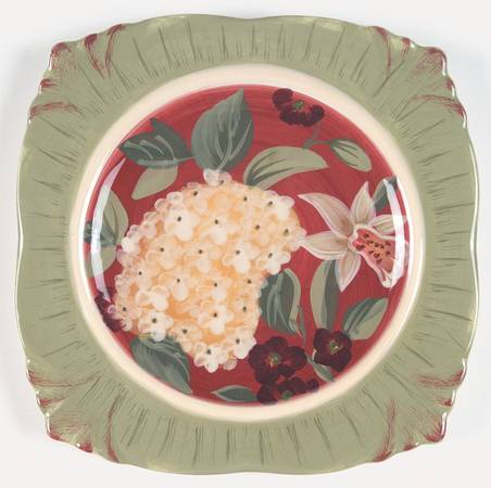 Floral Tapestry Salad Plate