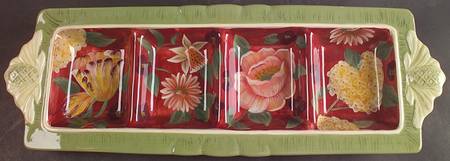 Floral Tapestry 4 Part Relish